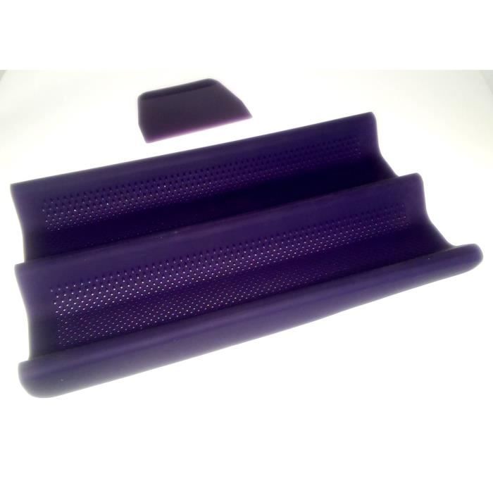 YOKO DESIGN Kit moule à pain baguette violet