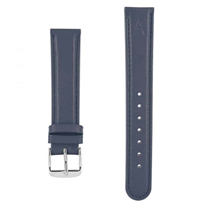 bracelet pour montre akteo 18 mm cuir bleu canard bracelet pour montre akteo 18 mm cuir bleu canard