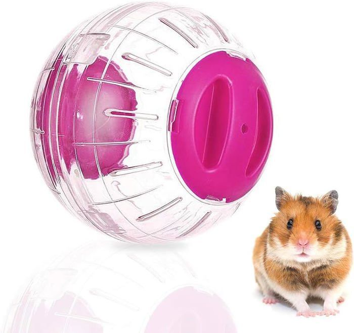 Comparer les prix de Boule de Gym en Plastique pour Hamsters - Jouet de Course de 14 cm