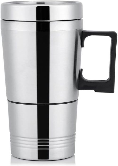 Tasse chauffante pour voiture 12V/24V, affichage numérique