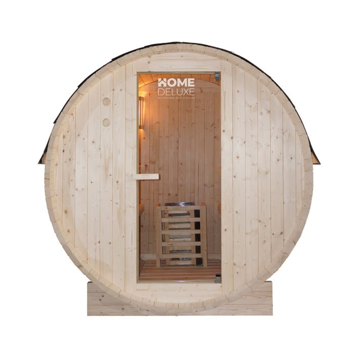 Sauna extérieur HOME DELUXE LAHTI M - 195 x 120 cm - 2 pers