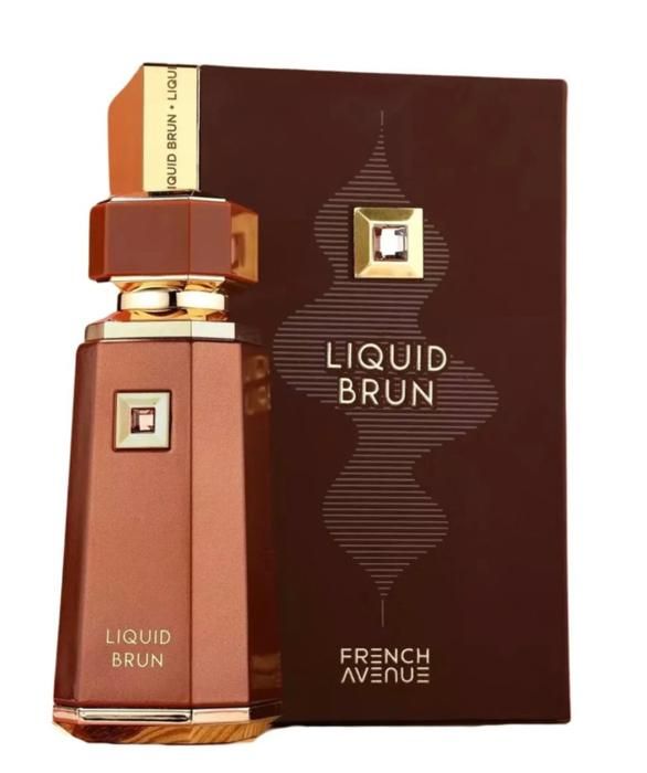 Eau de Parfum Liquid Brun de French Avenue – 50 ml – Homme – Vanille Elémis Cannelle Bergamote Cardamome Fleur d’oranger
