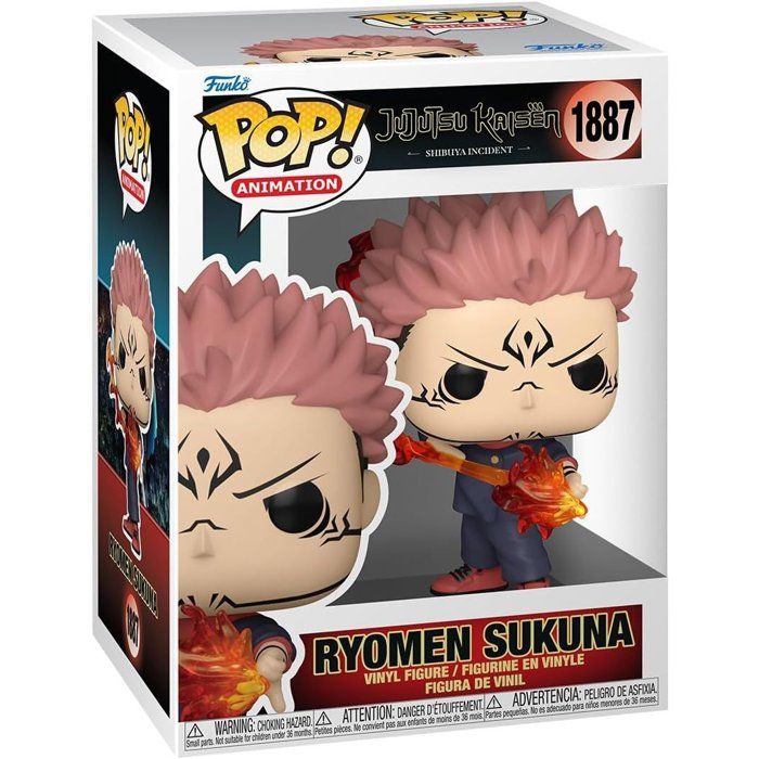 Funko POP Jujutsu Kaisen Sukuna 9 cm - vue 7