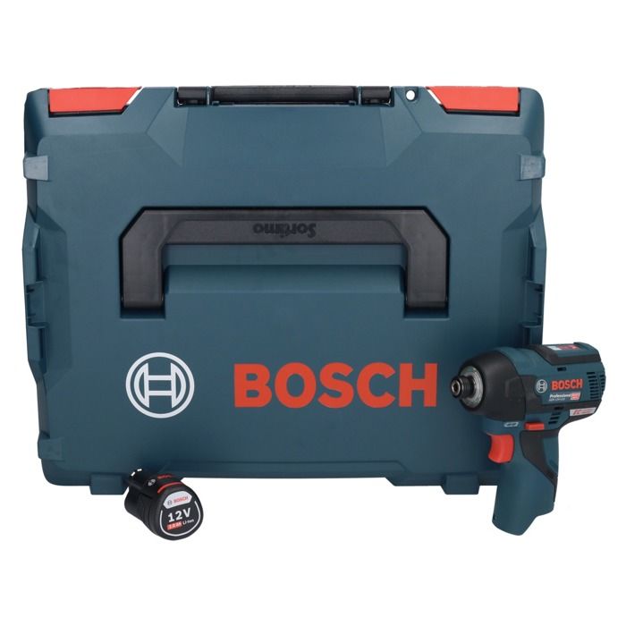 Bosch GDR 12V 110 Professional Visseuse à chocs sans fil 12 V 110 Nm 14'' Brushless + 1x batterie 2 0 Ah + Boxx sans chargeur - vue 2