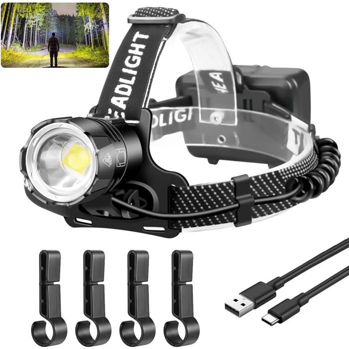 Lampe Frontale - HOUSE OF HARLOW 1960 - 10000 Lumens - Rechargeable - Étanche - Zoomable Lampe Frontale - HOUSE OF HARLOW 1960 - 10000 Lumens - Rechargeable - Étanche - Zoomable