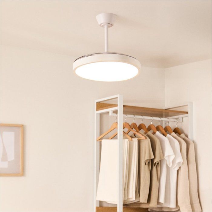 Ventilateur de plafond - Create - Avec lumière - Pales rétractables - LED 3 températures - Create