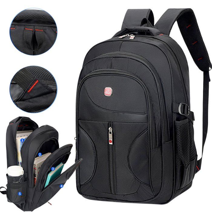 Sac a dos technique pour15 6sacà dos daffaires Occasionnel Oxford étanche Sac à Dos Voyage Loisir Noir