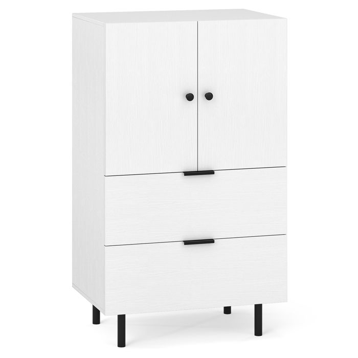 GIANTEX Buffet de Cuisine-Armoire de Rangement à Portes-2 Tiroirs