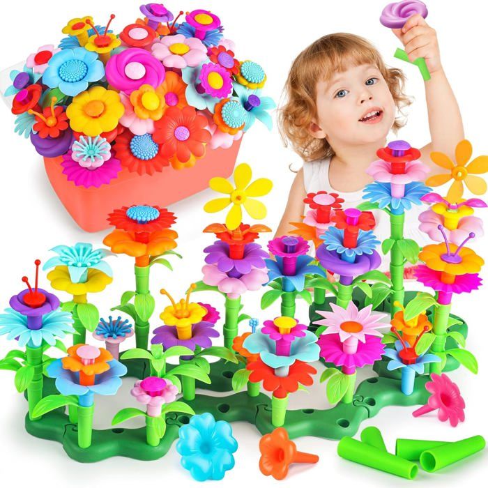 CENOVE Jouets de Construction de Jardin de Fleurs, 3 4 5 6 Ans, Ens CENOVE Jouets de Construction de Jardin de Fleurs, 3 4 5 6 Ans, Ens