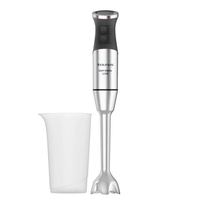 Taurus – Mixeur plongeant 20 vitesses + Turbo Lames inox Anti éclaboussures Sans BPA Compatible lave vaisselle - vue 1