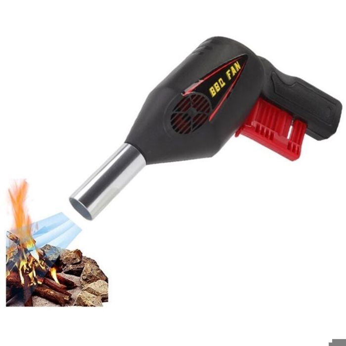 Ventilateur de barbecue portatif - PZCC - Chauffage rapide - Résistant à la chaleur - Facile à utiliser - Compact