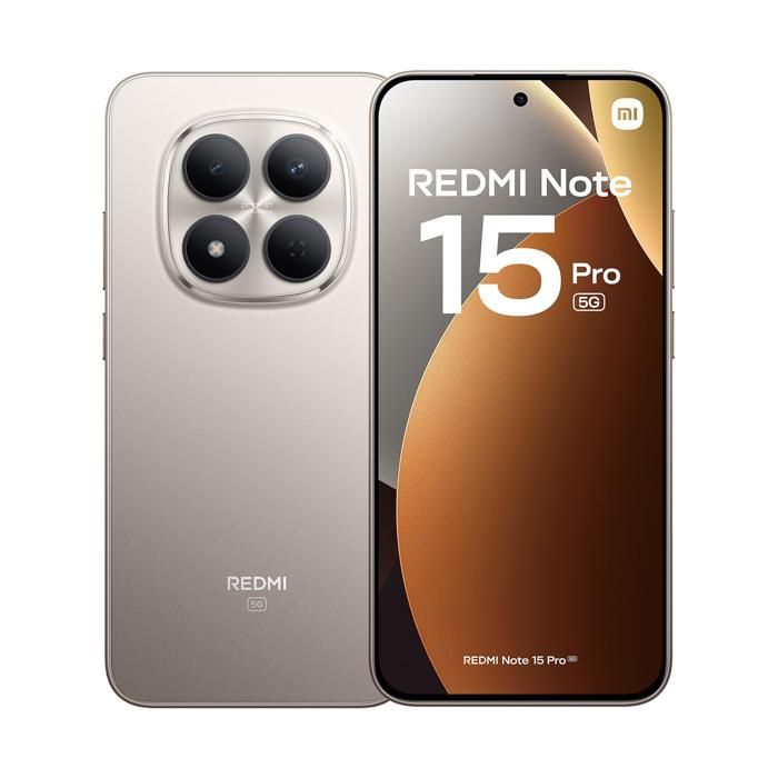 REDMI Note 15 Pro 5G Titanium Color 8G RAM 256G ROM-
