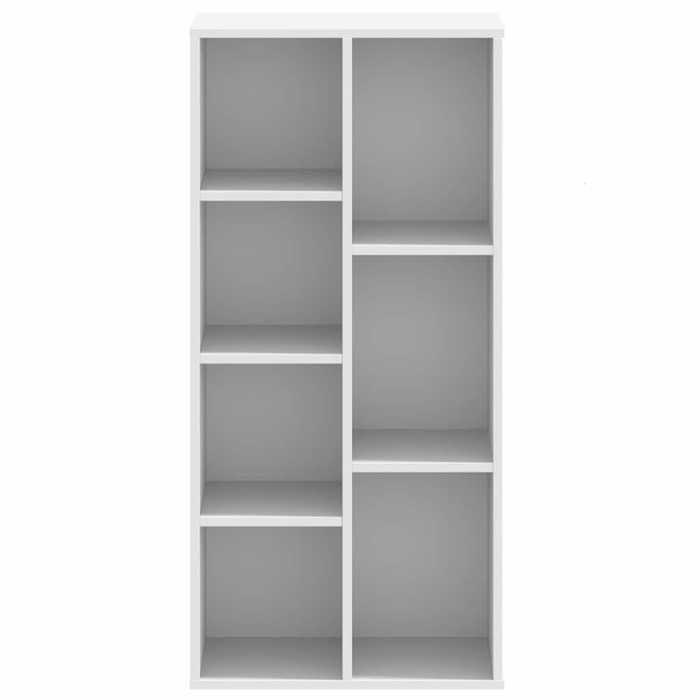 MEUBLE DE SEJOUR Blanc - MODE Bibliothèque salon - blanc 50x25x105 cm bois dingénierie Nettoyer facile_09_4705