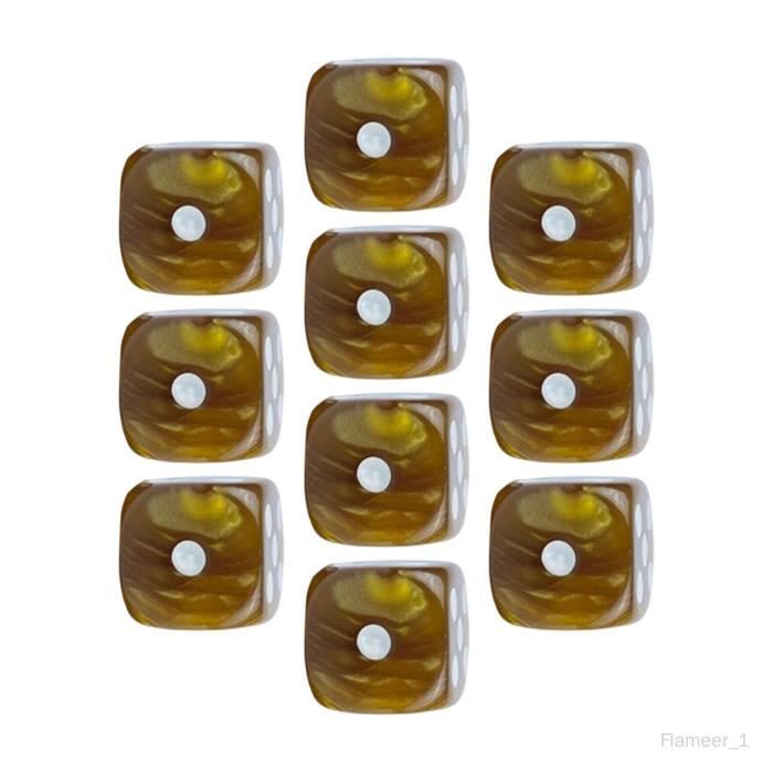 Ancien Jeu De 5 Dés à 10 Faces Remplaçant Un Jeu De 54 Cartes Dans Coffret