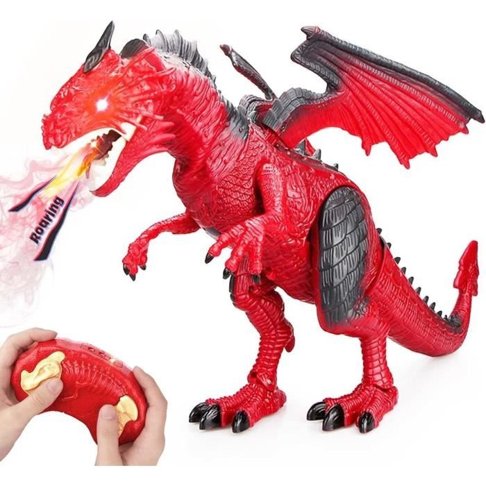 Dinosaure Télécommandé Avec Lumières Et Jet D'Eau - Spinosaurus RC Pour Enfants