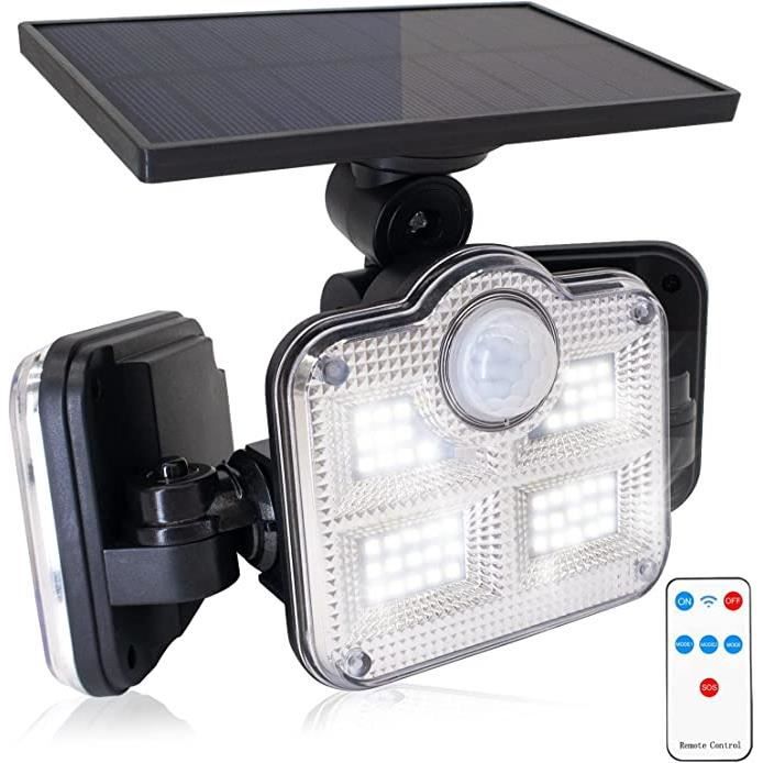 Lampe Solaire Extérieur Détecteur De Mouvement 265 LED Lumière Solaire