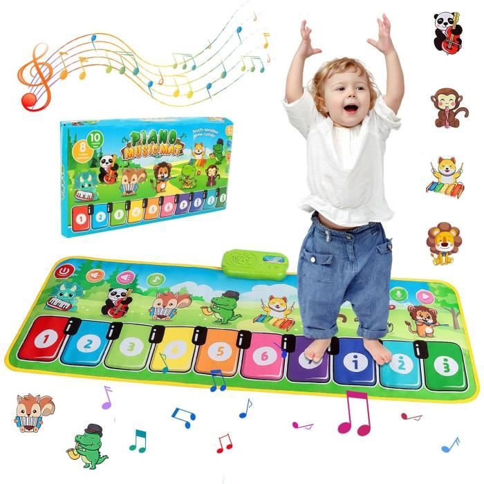 Piano Bebe Avec 8 Animaux,Tapis De Danse Pour Enfants Tapis De Jeu