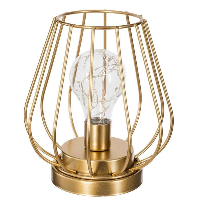 Lampe Madi doré H17cm - Atmosphera Créateur dintérieur Lampe Madi doré H17cm - Atmosphera Créateur dintérieur