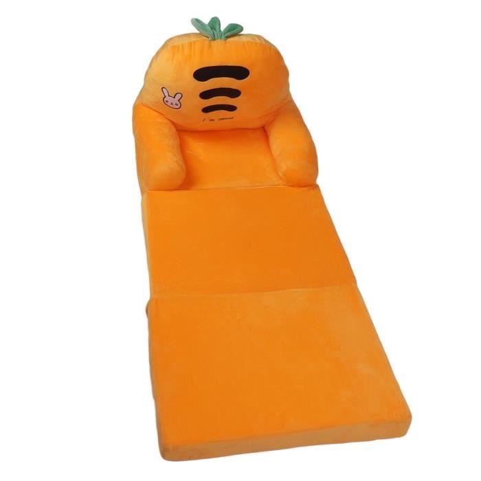 Fauteuil de dossier de canapé pliable pour enfants en peluche Fauteuil