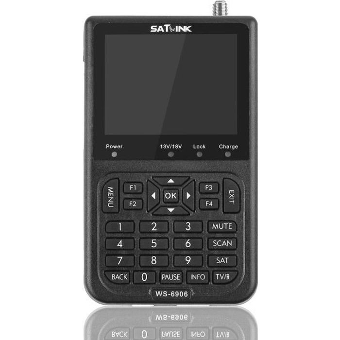 WS-6906 3.5 LCD Pointeur professionnel satellite 950MHz-2150MHz -65dBm~-25dBm