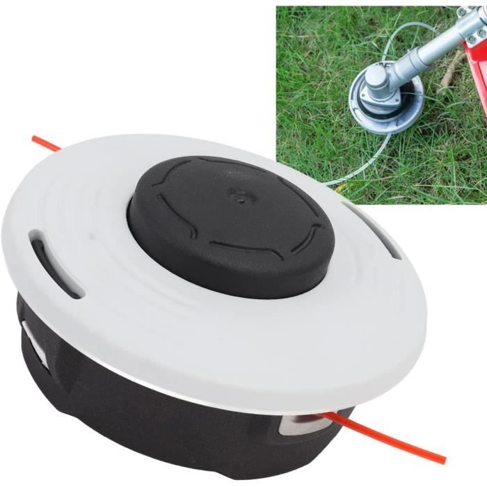 Tête De Fil Débroussailleuse M10x1.25 - Double Bobine, Fil Nylon 2.4mm, 4m Inclus - Compatible Stihl, Husqvarna, Etc.