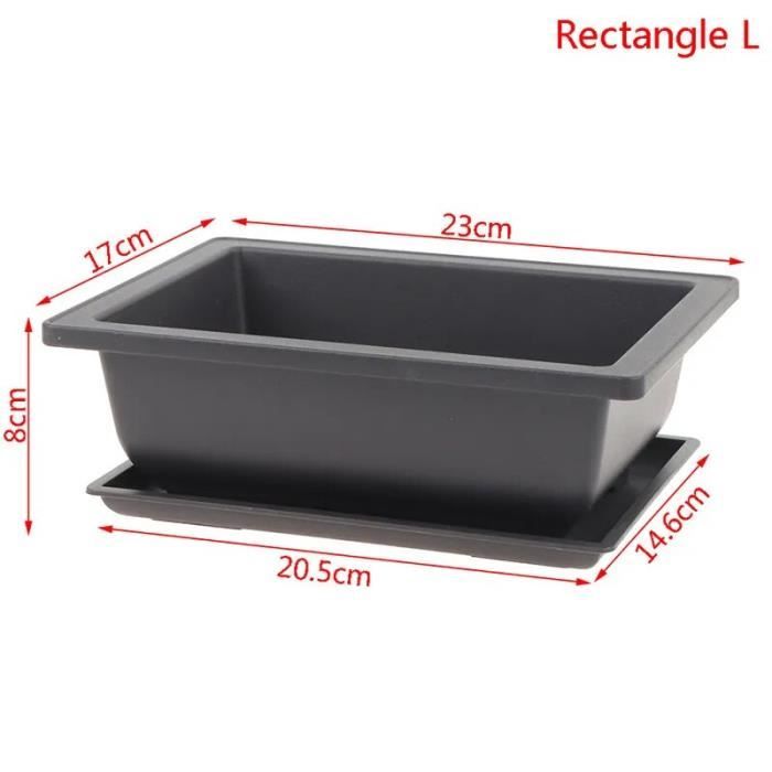 HBSTK Lot De 18 Soucoupes En Plastique épais Pour L'intérieur Et L