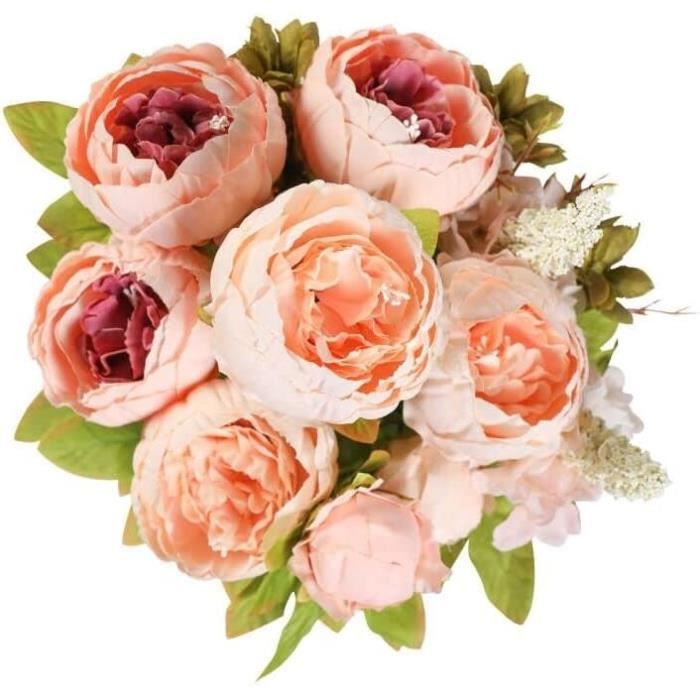 Faux Bouquet De Pivoine