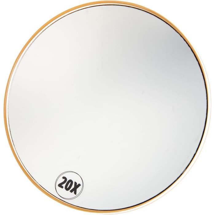 Miroir De Maquillage Lumineux De 22,9 Cm, Miroir Grossissant X1/15 Avec