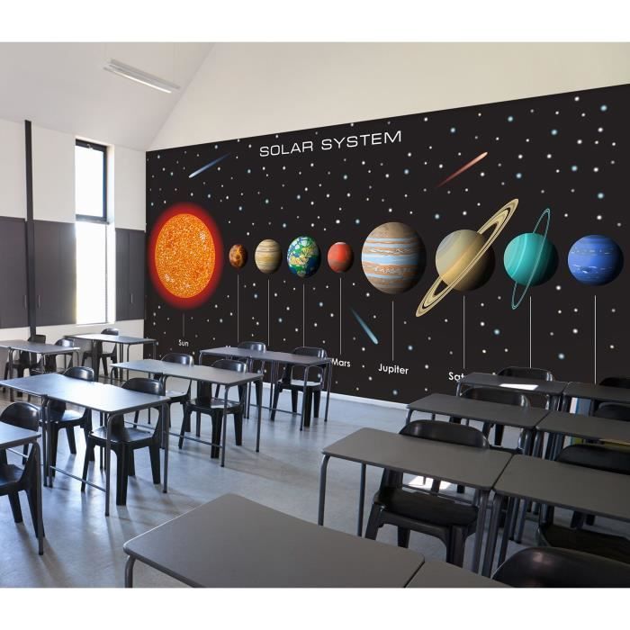 Papier Peint Panoramique Jungle Sky Animal 3D Poster Mural pour Salon Chambre Décoration Murale