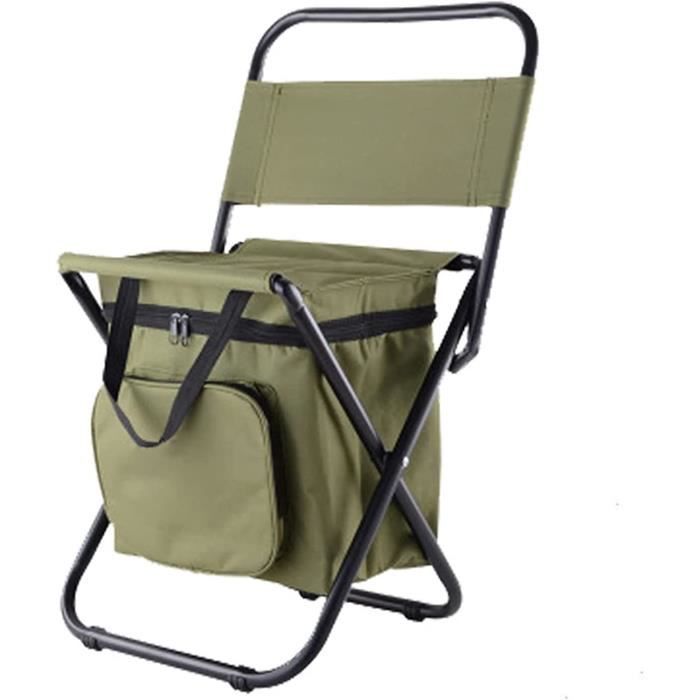 Chaise De Camping Pliante Yesaler - Poids 0.9 Kg, Charge 105 Kg, Sac Inclus - Pour Randonnée, Pêche, Plage, Bleu