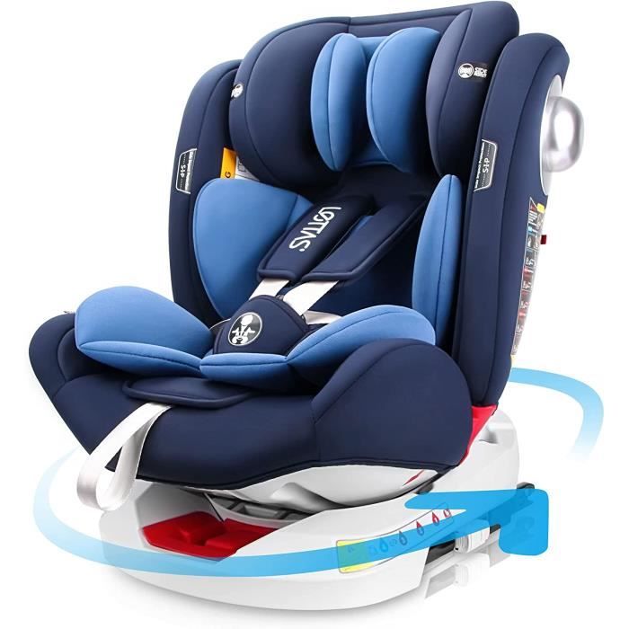 Siège auto isofix groupe 1 2 3 inclinable