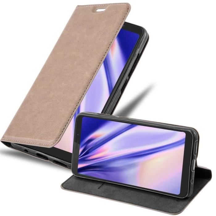 Cadorabo Custodia Libro per WIKO VIEW GO in CLASSY ARGENTO - con Vani di Carte, Funzione Stand e Chiusura Magnetica - Portafoglio Cover Case Wallet Book Etui Protezione