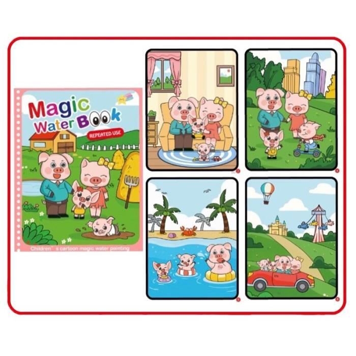 Livre de coloriage Magique de l'eau | Livre de Peinture sans dégâts