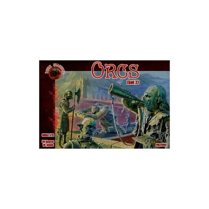 Lot De 7 Figurines Orcs Pour Jeux De Rôle - D&D, Pathfinder, Heroquest - 28mm