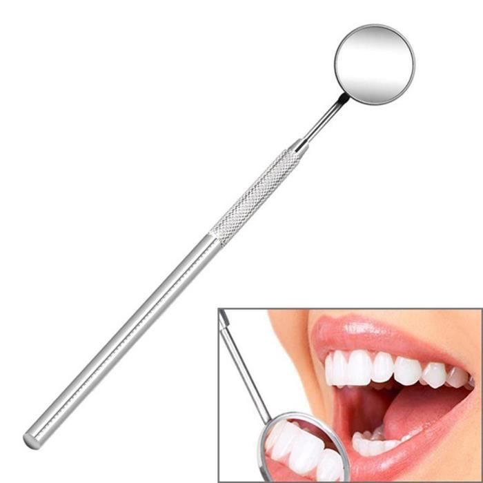 2pcs dentiste de miroir dentaire grossissant d'acier inoxydable pour examen  oral - Cdiscount Santé - Mieux vivre