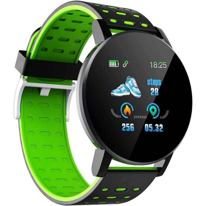 MONTRE CONNECTEE SPORT Ronde Sport IP67 Waterproof Montre Tension