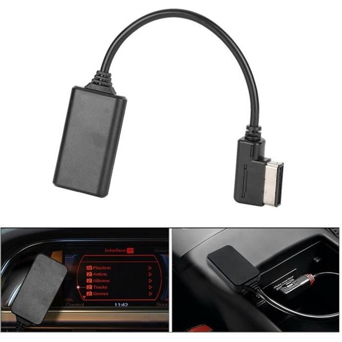 Câble adaptateurs Bluetooth 4.0 pour Audi, AMI MMI 2G/3G MDI avec câble  Audio de chargeur de Port USB pour Audi-r.AMI MDI vers 