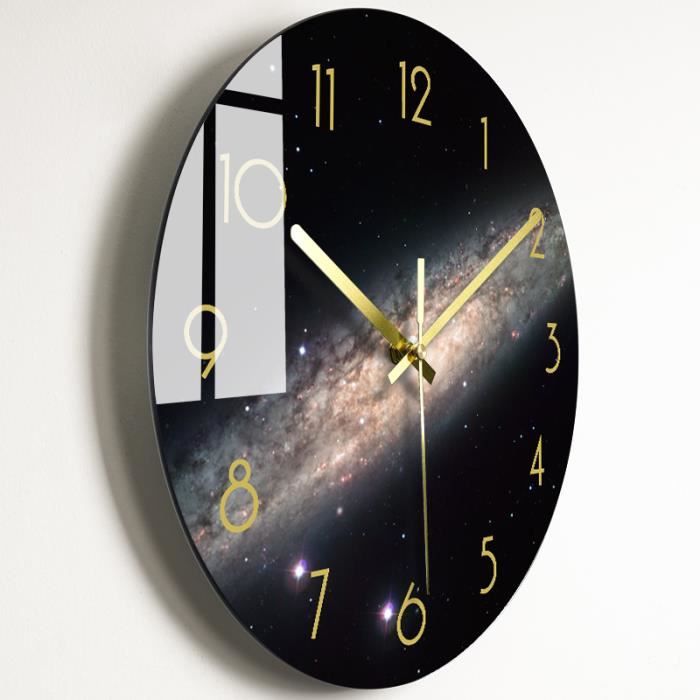 Horloge carré en verre miroir personnalisable 20 x 20 (cm) - Isma Sport