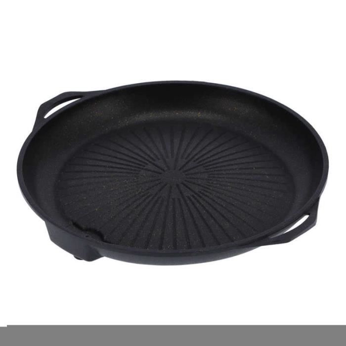 Poêle à Takoyaki Antiadhésive 16 Trous - Pour Cuisiner Boules De Poulpe, Gaufres - Compatible Tous Feux (gaz, Induction) - Poignée Portable