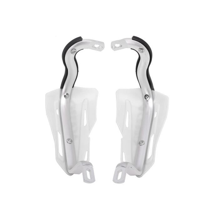 Protège-mains Moto Pour BMW R1200GS / R1250GS Adventure (2013-2022) - Blanc Et Noir, Design Aérodynamique, Protection Contre Vent, Pluie Et Froid - Montage Facile