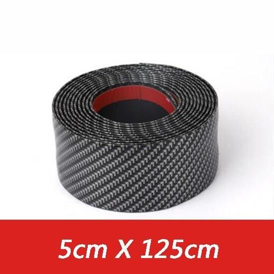 Protections De Seuil De Porte Voiture En Fibre De Carbone Autocollantes - Personnalisables, Anti-rayures