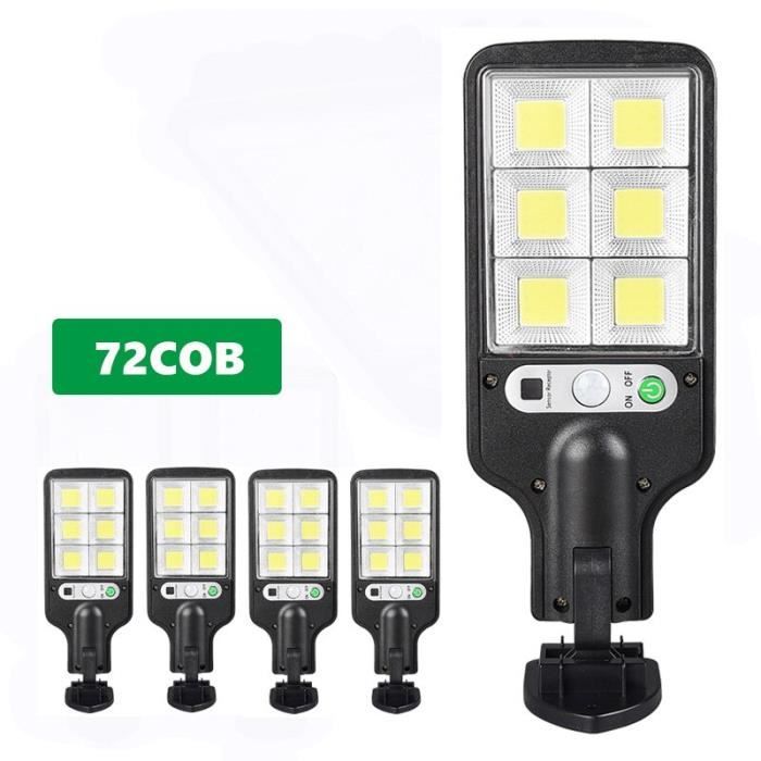 Lampadaire extérieur,Lampe solaire LED avec détecteur de mouvement