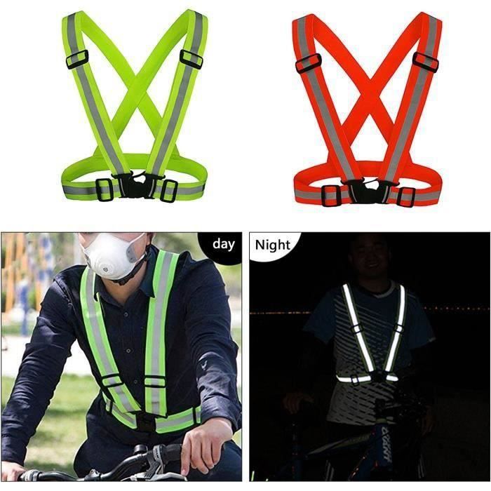 Harnais Réfléchissant Pour Vélo : Accessoire Sécurité Cycliste