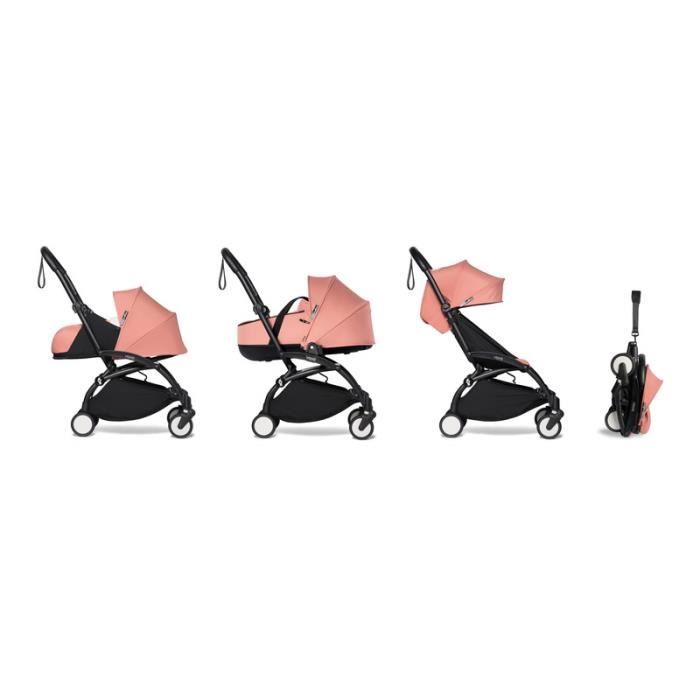 Poussette combinee BABYZEN YOYO Ginger Cadre Noir 4 roues Poids 6 kg Cdiscount Puericulture Eveil bebe