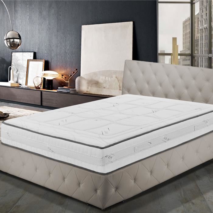 Matelas INCROYABLE 120x200cm Mémoire de forme et Mousse Epaisseur 25 cm - Equilibré - 1 personne