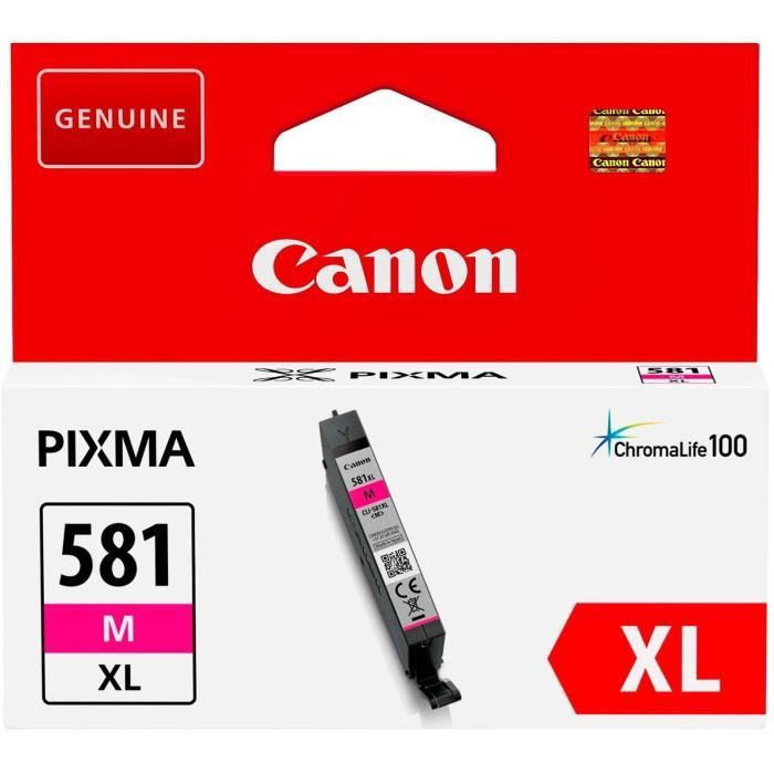Cartouche dencre - CANON - CLI-581M XL (2050C001) - Magenta - 8.3 ml