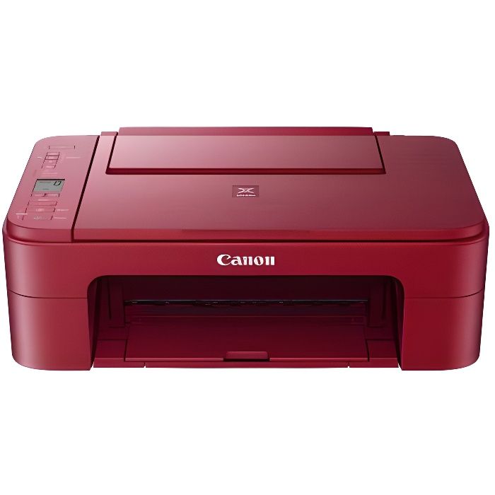 Imprimante Multifonction Couleur CANON PIXMA TS3352 avec écran LCD 8 cm 4800 x 1200 PPP Rouge