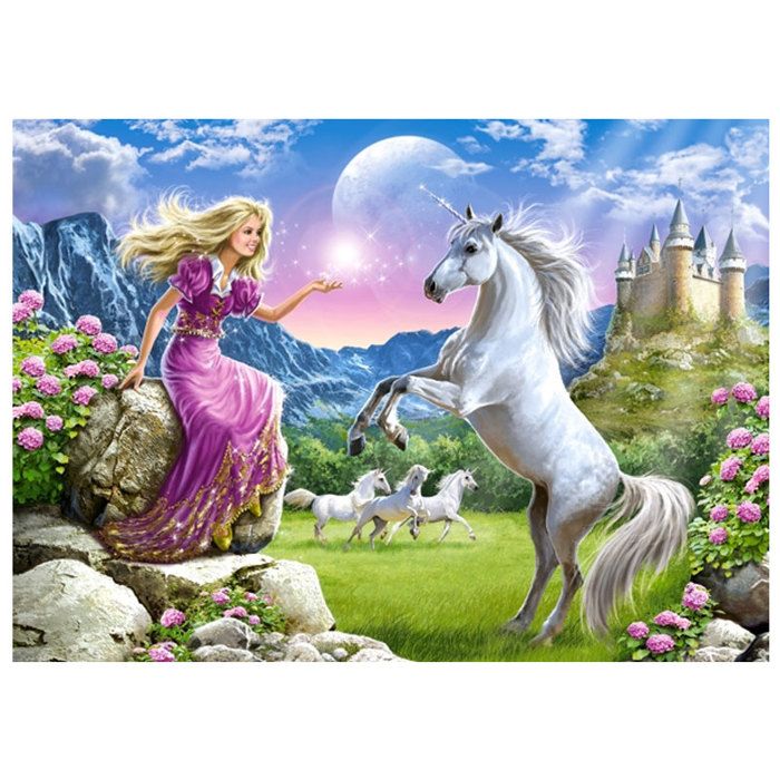 Puzzle 180 pi ces Mon amie  la Licorne  Achat Vente 