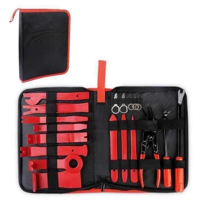 30PCS Outils Démontage Garnitures Voiture - Kit Complet Nylon Pour Panneaux Porte Et Autoradio