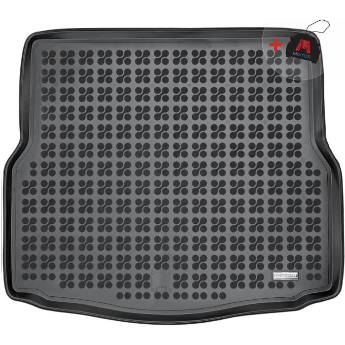 Tapis Coffre Toyota RAV4 III 2005-2012 - MOTOS Noir Antidérapant - Protection Solide Tous Temps